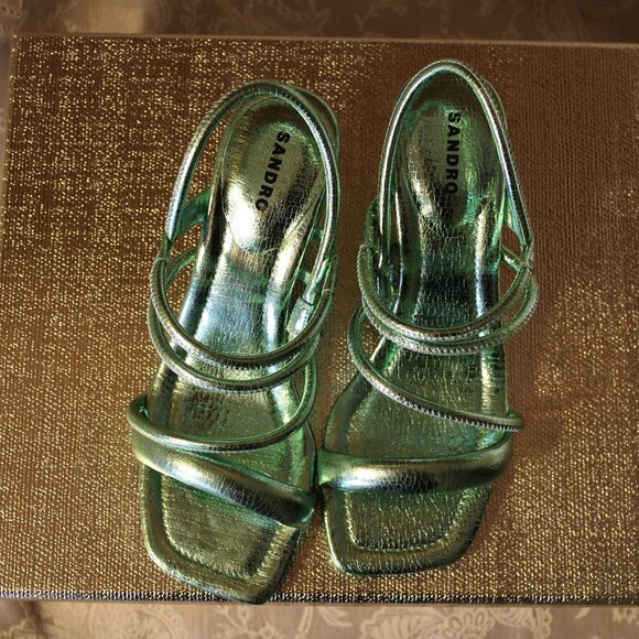 Sandro Noelis Leather Sandal - Picture 5 of 11